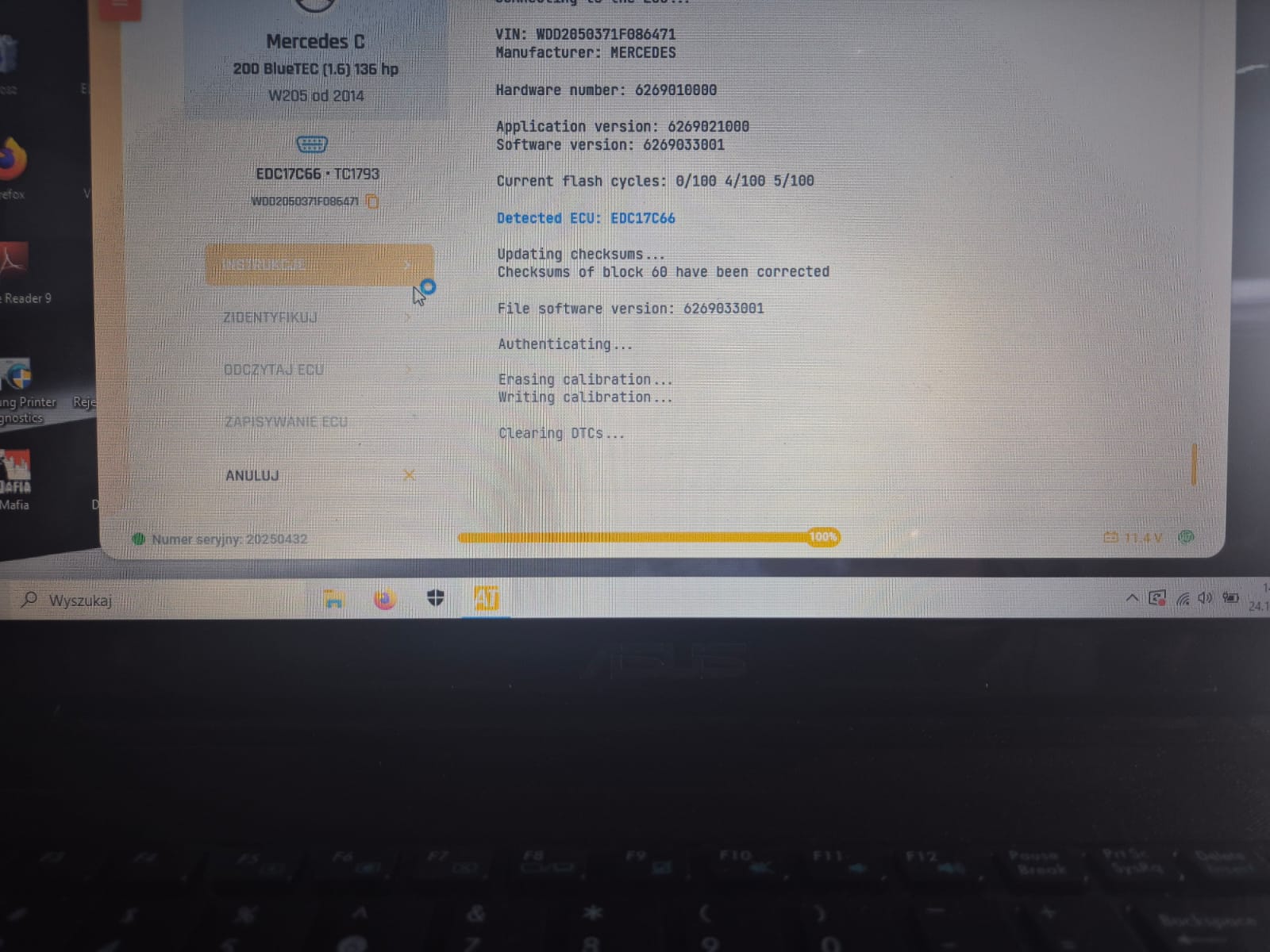 mercedes W205 1.6 BluTEC   Adblue-OFF